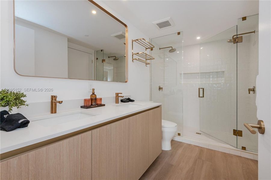 Furnished interior view inside a new home in , Miami (Image 8).