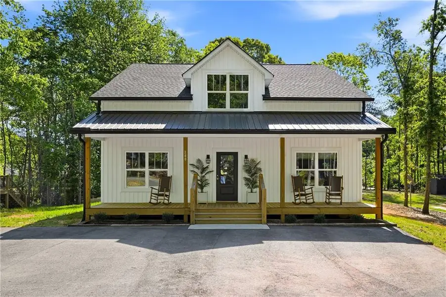 Front exterior of a new home in , Cleveland, GA, highlighting curb appeal (Image 2). Front exterior of a new home in , Cleveland, GA, highlighting curb appeal (Image 2).