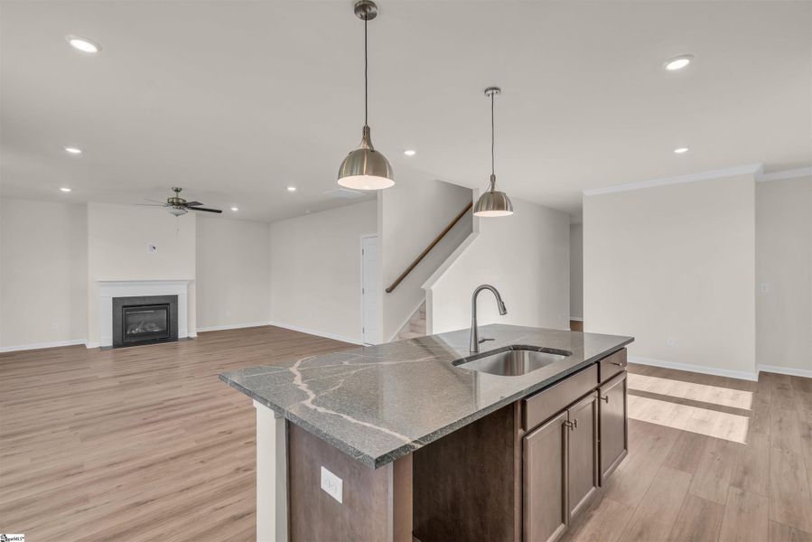 Furnished interior view inside a new home in Halton Oaks, Spartanburg (Image 7).