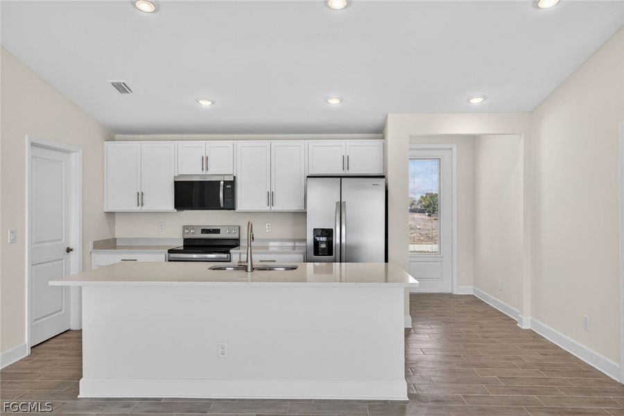 Furnished interior view inside a new home in Cape Coral, Cape Coral (Image 8). Furnished interior view inside a new home in Cape Coral, Cape Coral (Image 8).