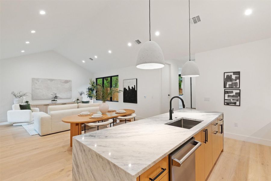 Furnished interior view inside a new home in , Austin (Image 15).