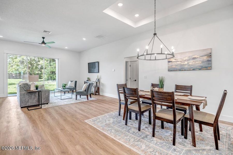 Furnished interior view inside a new home in , Jacksonville (Image 29).