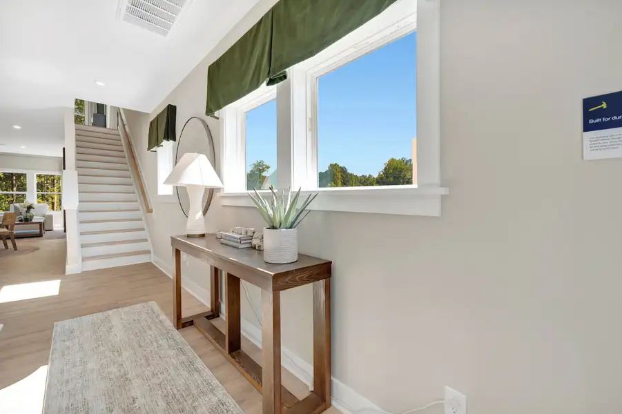 Representative furnished interior of a home built from the Addison by Beazer Homes in Friendship Village Townhomes, Apex (Image 9). Representative furnished interior of a home built from the Addison by Beazer Homes in Friendship Village Townhomes, Apex (Image 9).