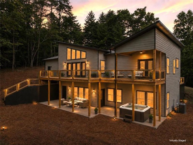 Exterior details and patio area of a home in , Ellijay (Image 29). Exterior details and patio area of a home in , Ellijay (Image 29).