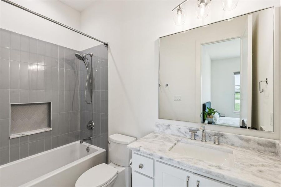 Furnished interior view inside a new home in , Midlothian (Image 26).