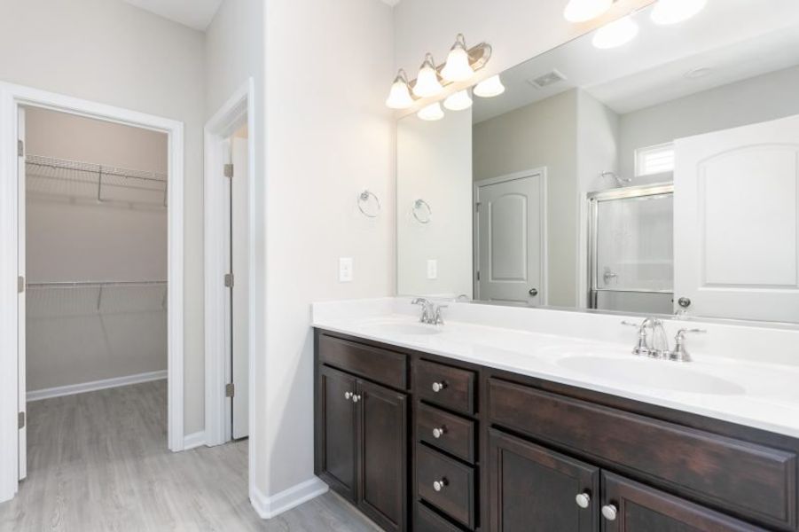 Representative furnished interior of a home built from the Freeport by Keystone Homes NC in Avondale, Greensboro (Image 9).