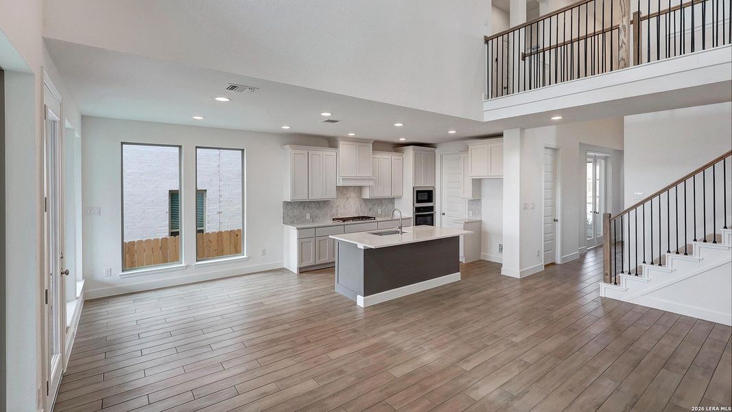 Furnished interior view inside a new home in Briggs Ranch, San Antonio (Image 17).