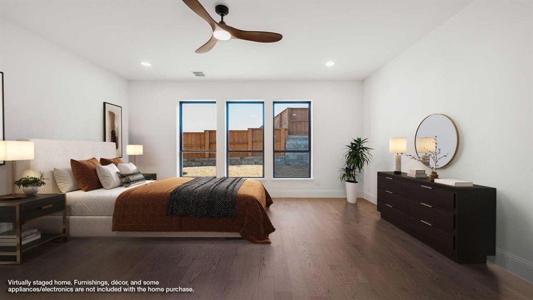 Furnished interior view inside a new home in Fields 50', Frisco (Image 12). Furnished interior view inside a new home in Fields 50', Frisco (Image 12).