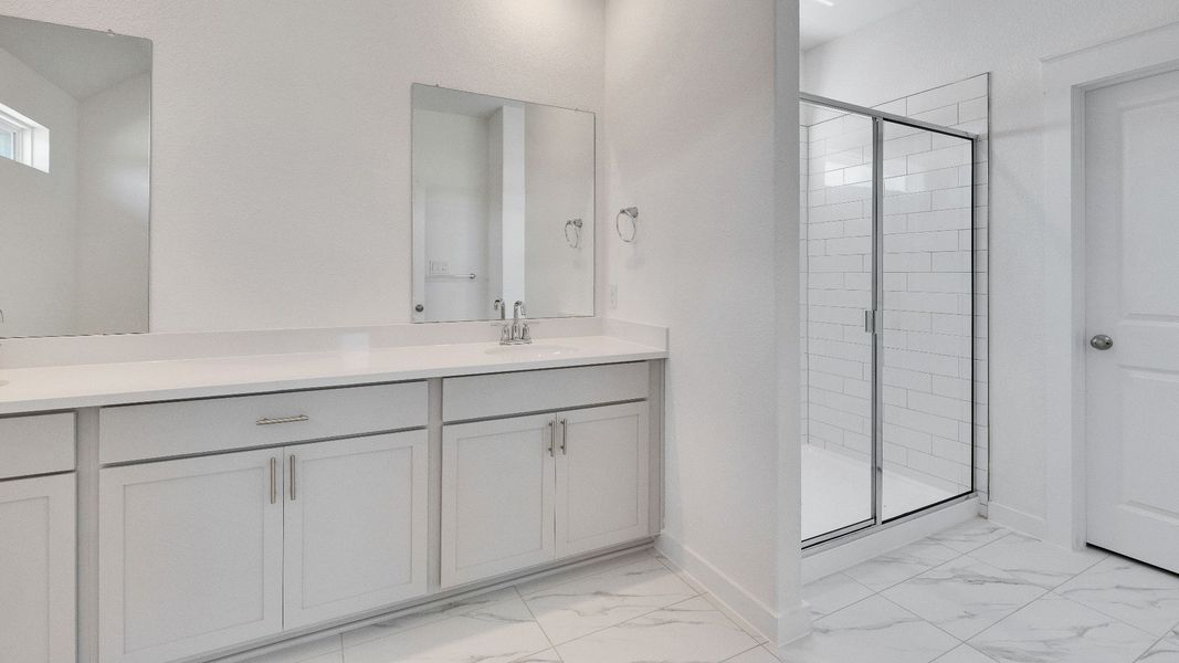 Furnished interior view inside a new home in Creeks Crossing, Elgin (Image 17).