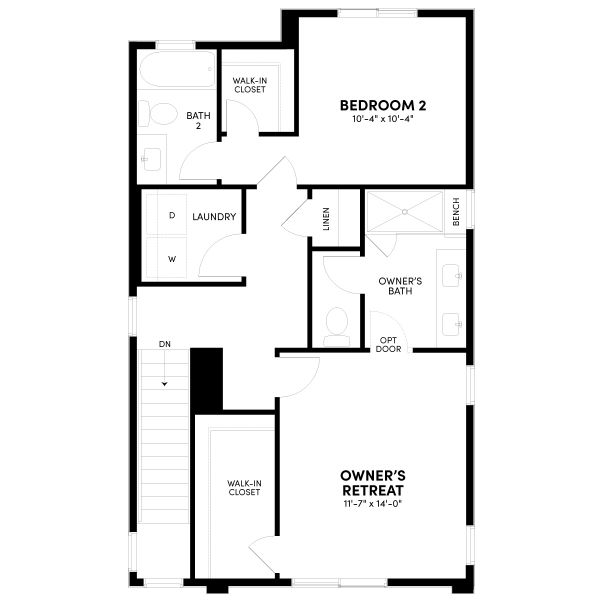 2D floor plan layout of this home in Uplands, Westminster, CO (Image 4).