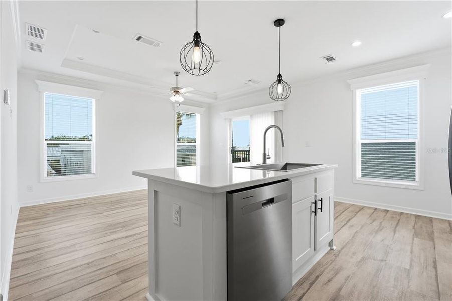 Furnished interior view inside a new home in , Longboat Key (Image 9).
