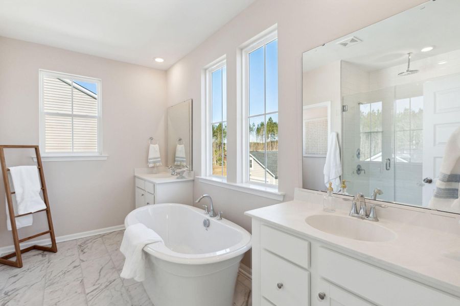 Furnished interior view inside a new home in Heron's Walk at Summers Corner, Summerville (Image 15).