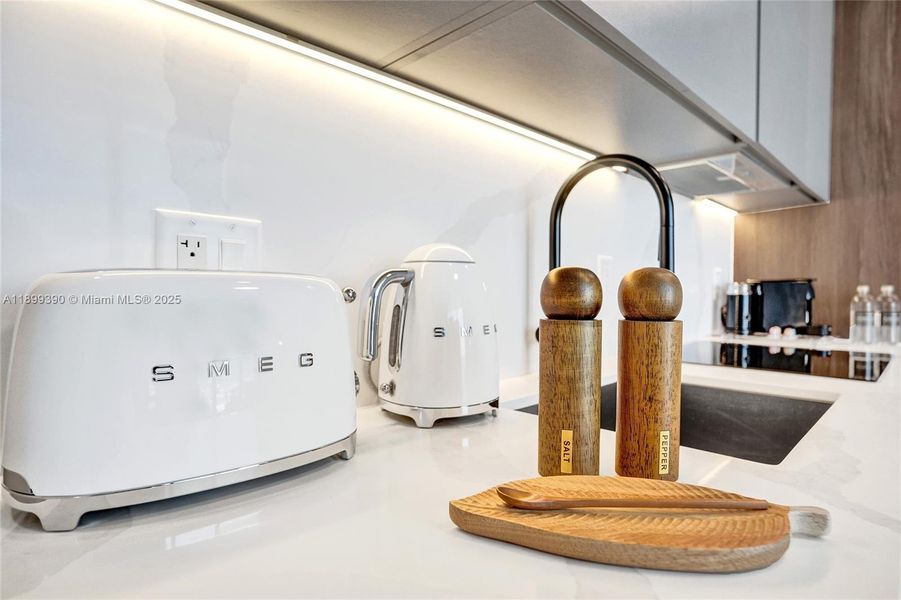 Close-up of interior finishes inside a home in , Miami Beach (Image 8). Close-up of interior finishes inside a home in , Miami Beach (Image 8).