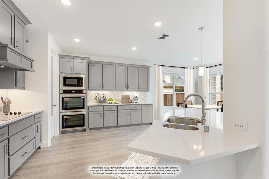 Furnished interior view inside a new home in Ridgepoint, Midlothian (Image 16).