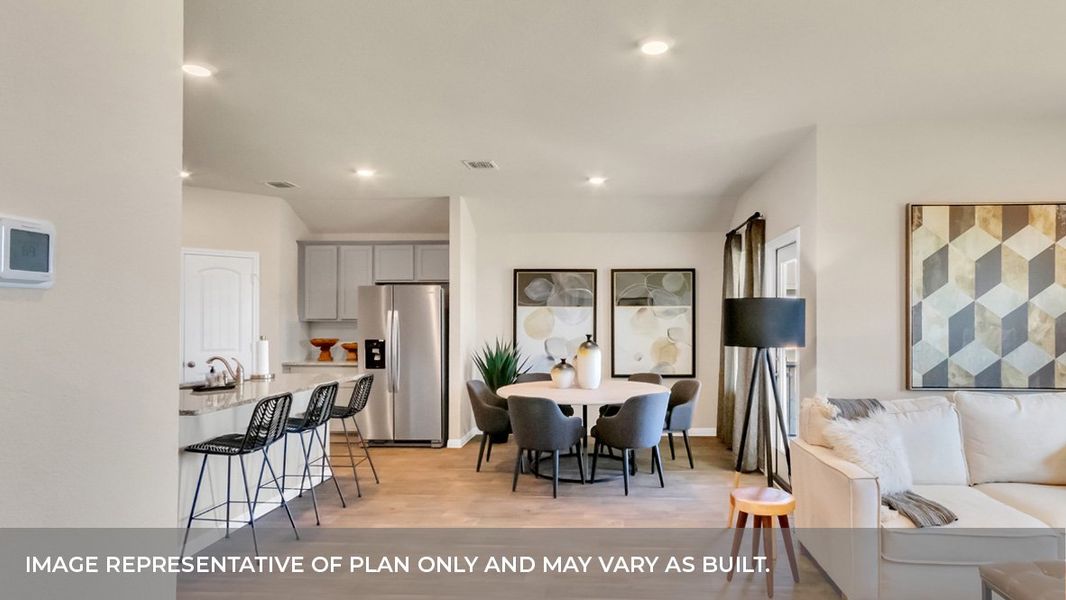 Furnished interior view inside a new home in Carillon, Manor (Image 21).