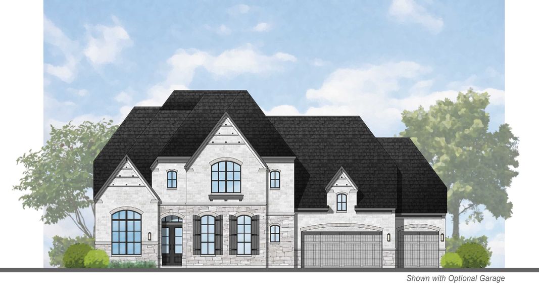 Representative rendering of the exterior for the 608 by Highland Homes (Image 23).