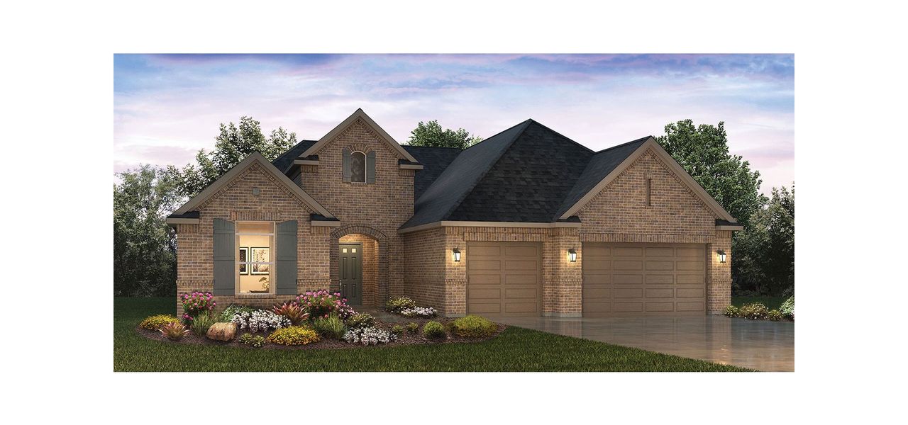 Representative exterior photo of a completed home built from the Harmony by Robson Resort Communities in Robson Ranch Texas, Denton, TX (Image 6). Representative exterior photo of a completed home built from the Harmony by Robson Resort Communities in Robson Ranch Texas, Denton, TX (Image 6).