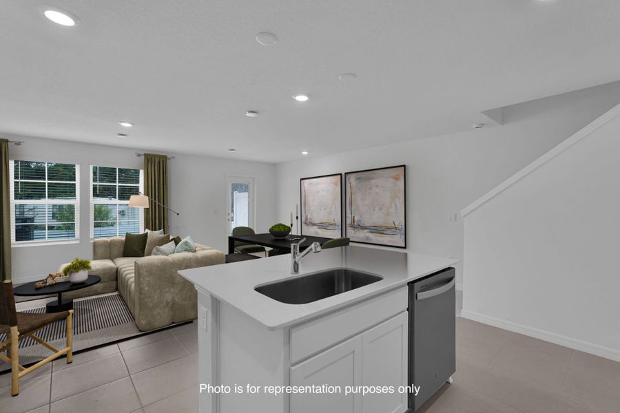 Furnished interior view inside a new home in Normandy Pines, Jacksonville (Image 6).