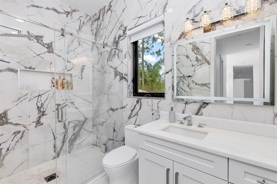 Furnished interior view inside a new home in , Parkland (Image 14).