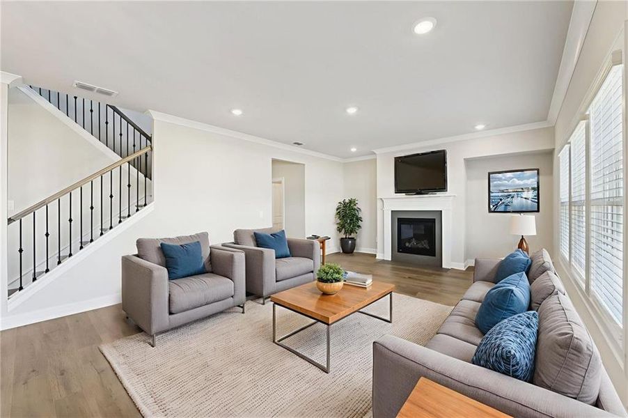 Furnished interior view inside a new home in River Pointe, Monroe (Image 13).