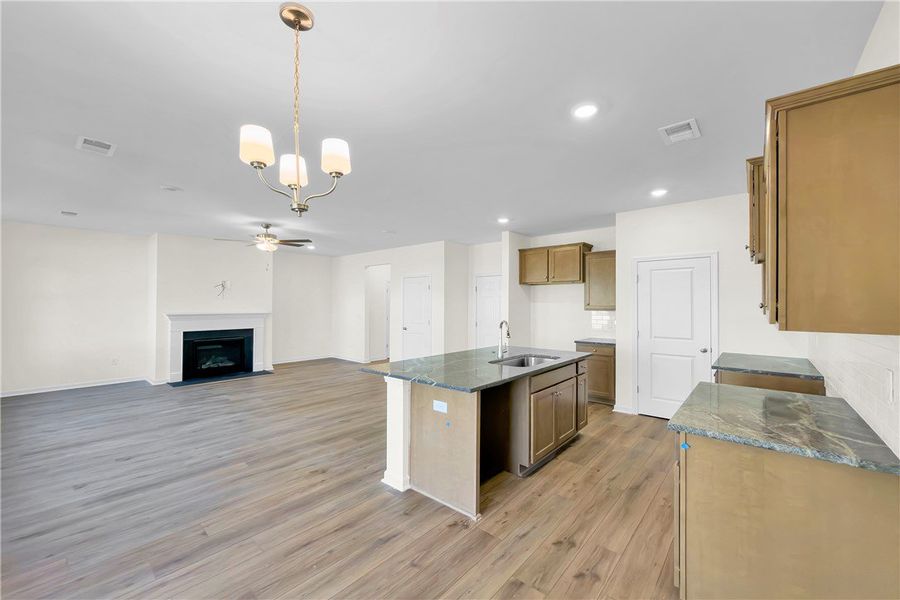 Furnished interior view inside a new home in Brownstone Park, Easley (Image 5). Furnished interior view inside a new home in Brownstone Park, Easley (Image 5).