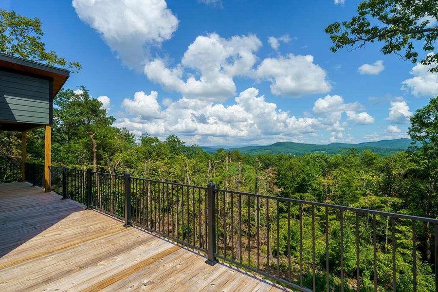Exterior details and patio area of a home in , Ellijay (Image 4).