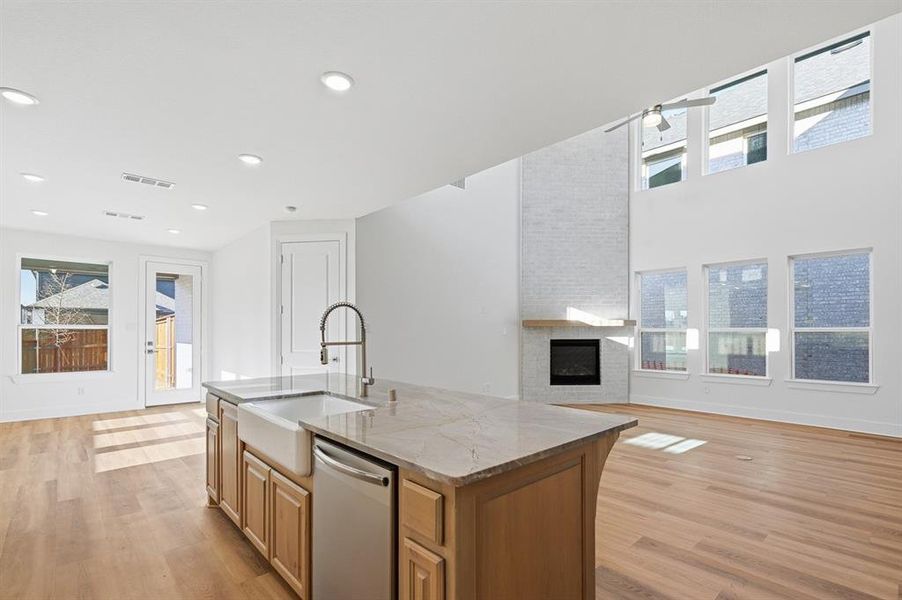 Furnished interior view inside a new home in Aster Park, McKinney (Image 5).
