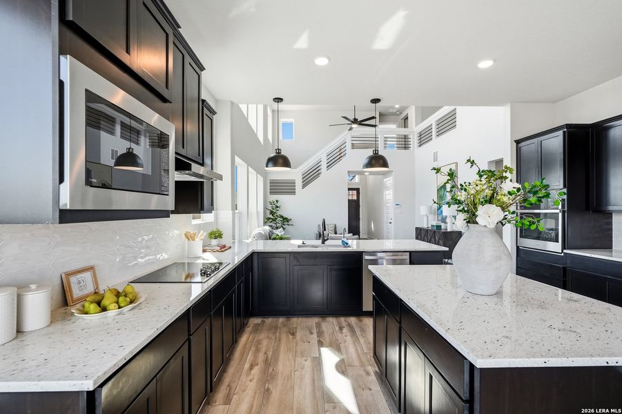 Furnished interior view inside a new home in Alsatian Oaks, Castroville (Image 5).