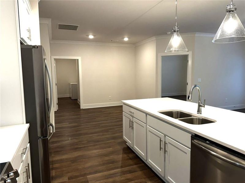 Furnished interior view inside a new home in , Cleveland (Image 7).