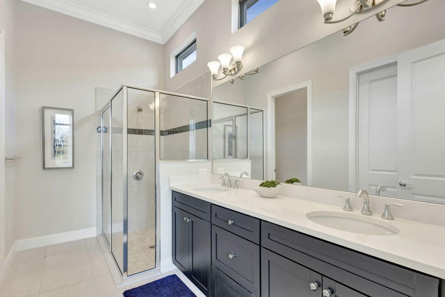 Furnished interior view inside a new home in , Port St. Lucie (Image 9).