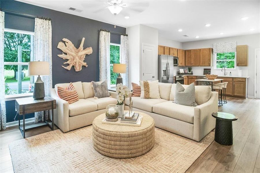 Furnished interior view inside a new home in Fuller Station, Loganville (Image 12).