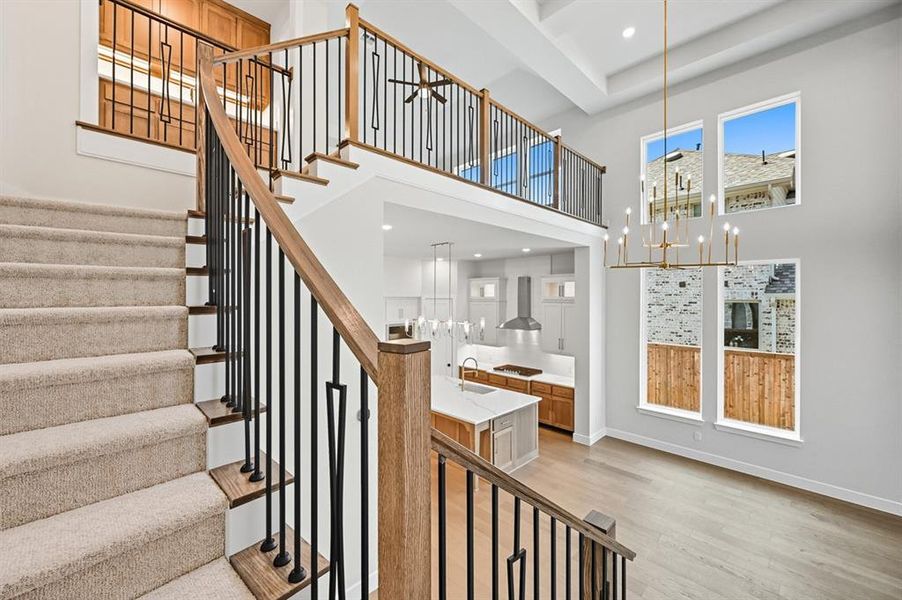 Furnished interior view inside a new home in Star Trail: 55ft. lots, Prosper (Image 4).