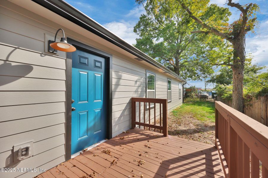 Exterior details and patio area of a home in , Jacksonville (Image 30). Exterior details and patio area of a home in , Jacksonville (Image 30).