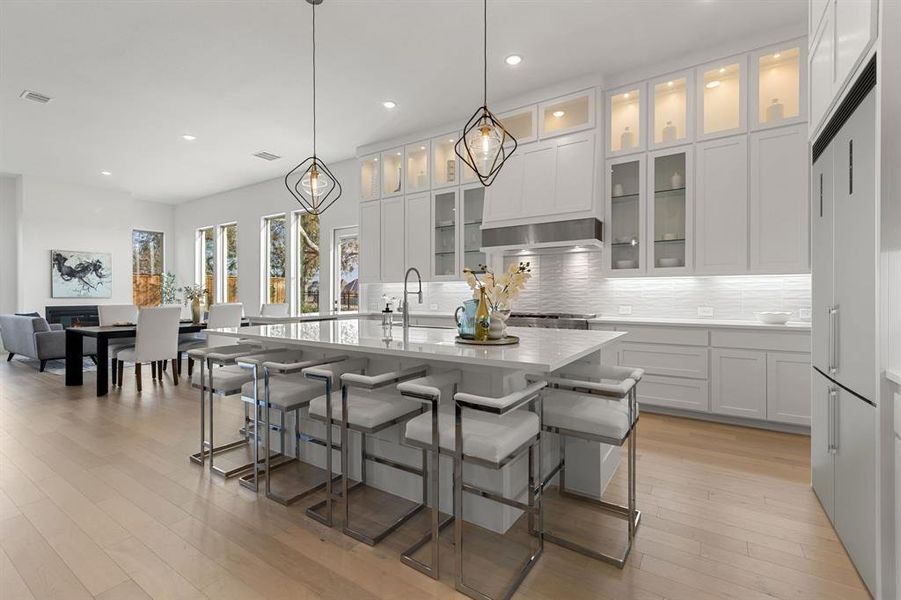 Furnished interior view inside a new home in , Prosper (Image 27).