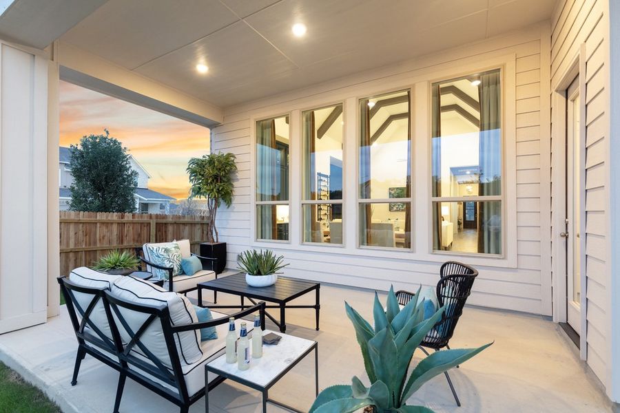 Representative Patio - some options shown Representative Patio - some options shown