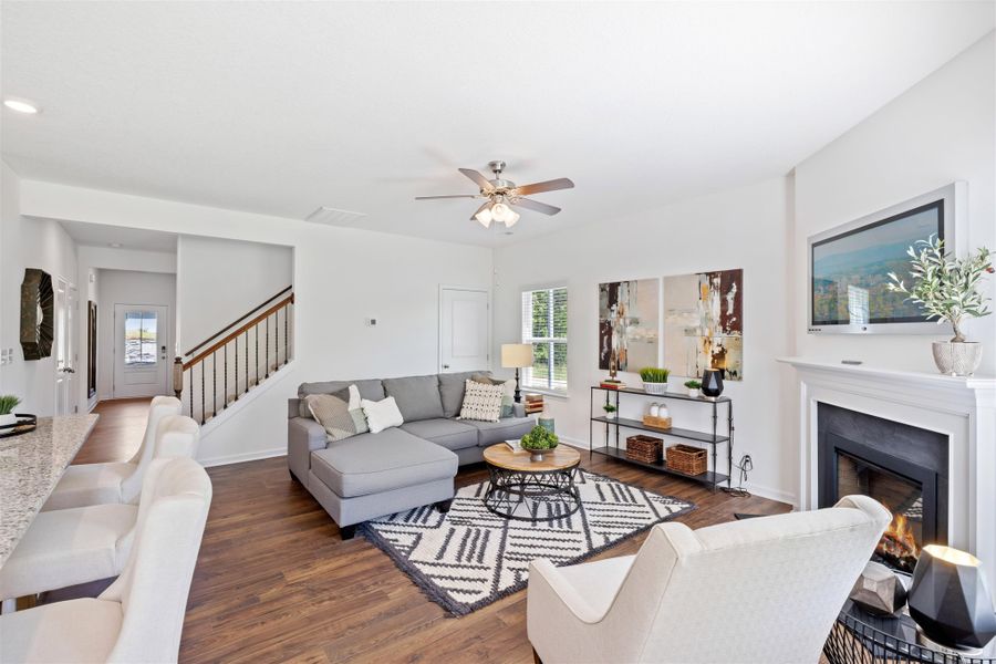 Representative furnished interior of a home built from the Salem by D.R. Horton in The Ridge at Neals Landing, Knoxville (Image 5).
