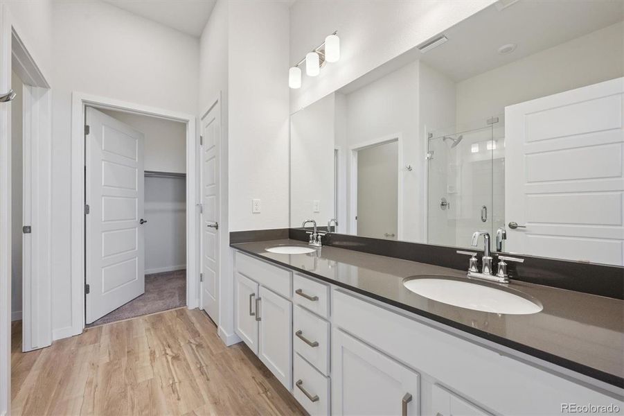 Furnished interior view inside a new home in Condo Collection at Grand Vue at Interlocken, Broomfield (Image 2).