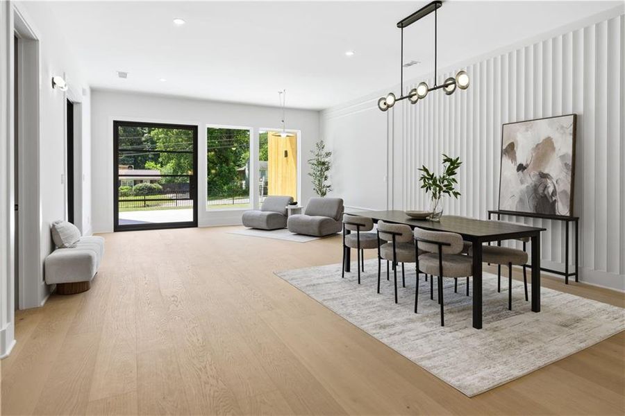 Furnished interior view inside a new home in , Lawrenceville (Image 9).