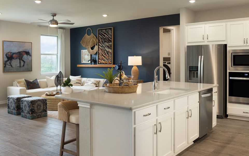 Furnished interior view inside a new home in Kissing Tree, San Marcos (Image 9).