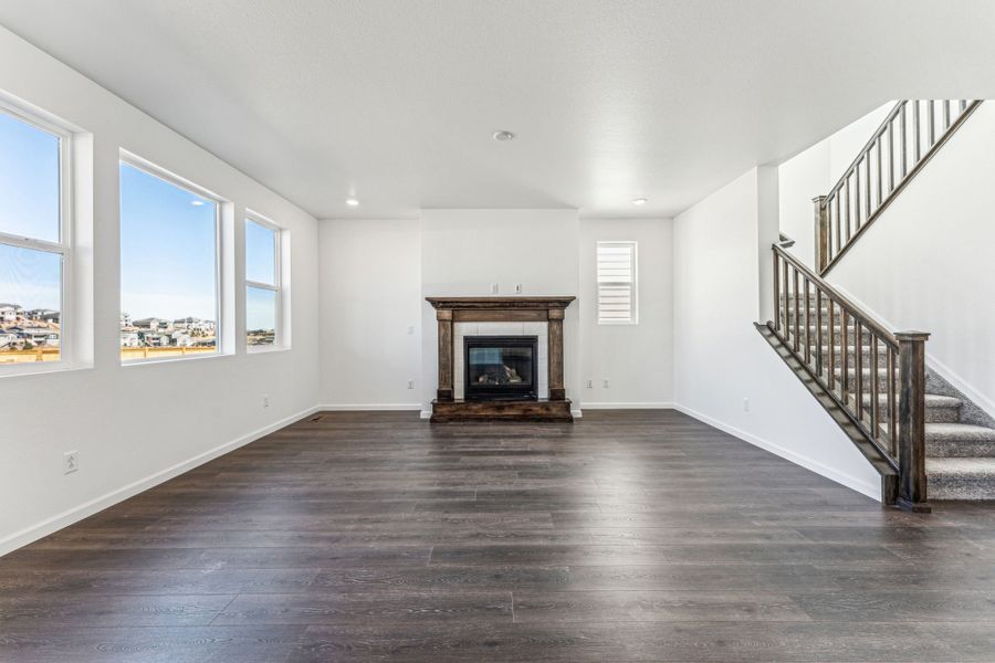 Representative unfurnished interior of a home built from the Sedalia by Taylor Morrison in Trailstone, Arvada (Image 24).