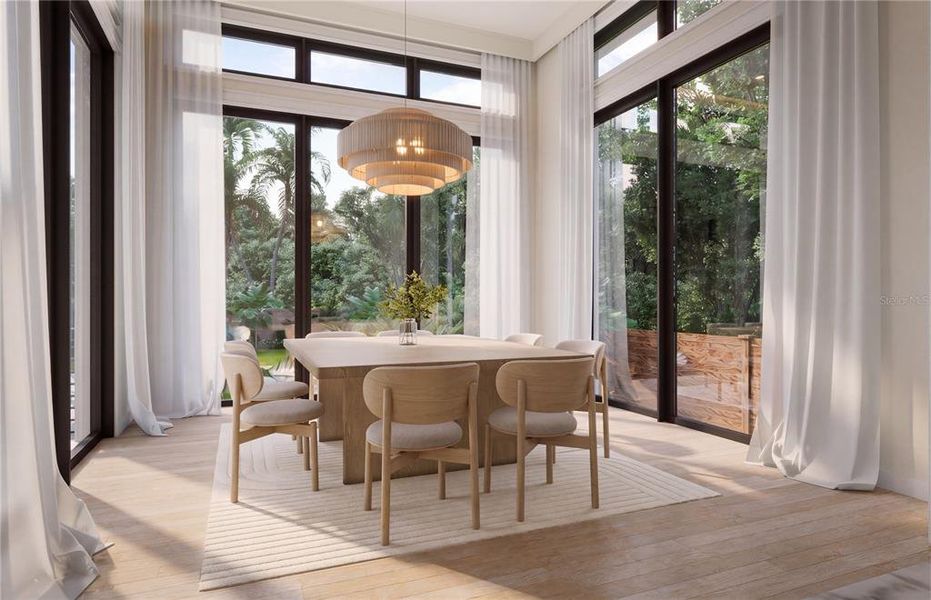 Furnished interior view inside a new home in , Sarasota (Image 6). Furnished interior view inside a new home in , Sarasota (Image 6).