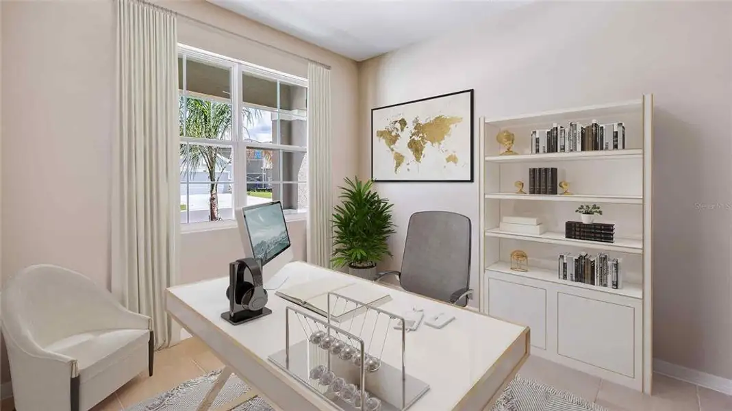 Furnished interior view inside a new home in Hammock at Two Rivers, Zephyrhills (Image 5).