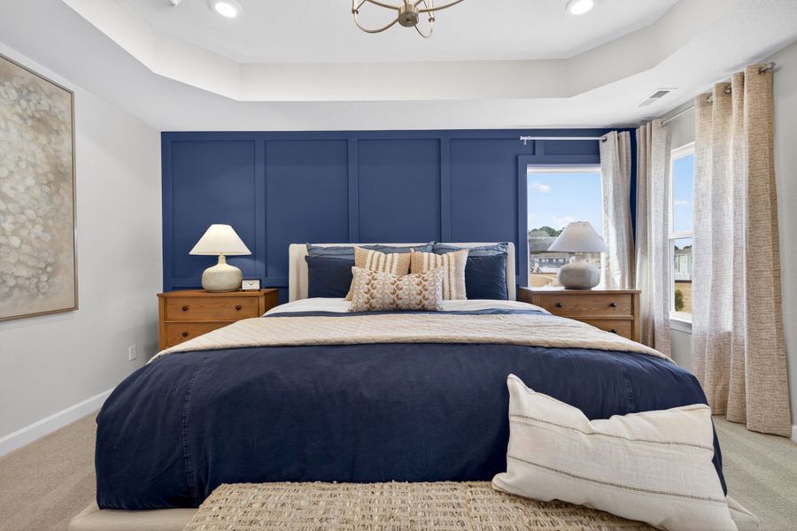 Representative furnished interior of a home built from the The Poppy by Chesapeake Homes in The Farm at Neill's Creek, Lillington (Image 19).