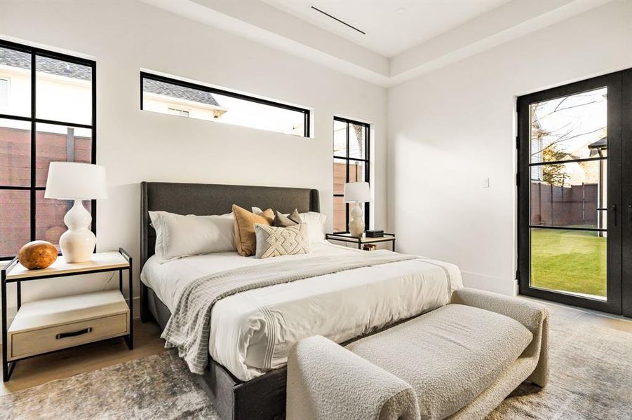 Furnished interior view inside a new home in , Dallas (Image 14).