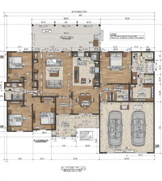2D floor plan layout of this home in , Coldspring, TX (Image 3). 2D floor plan layout of this home in , Coldspring, TX (Image 3).