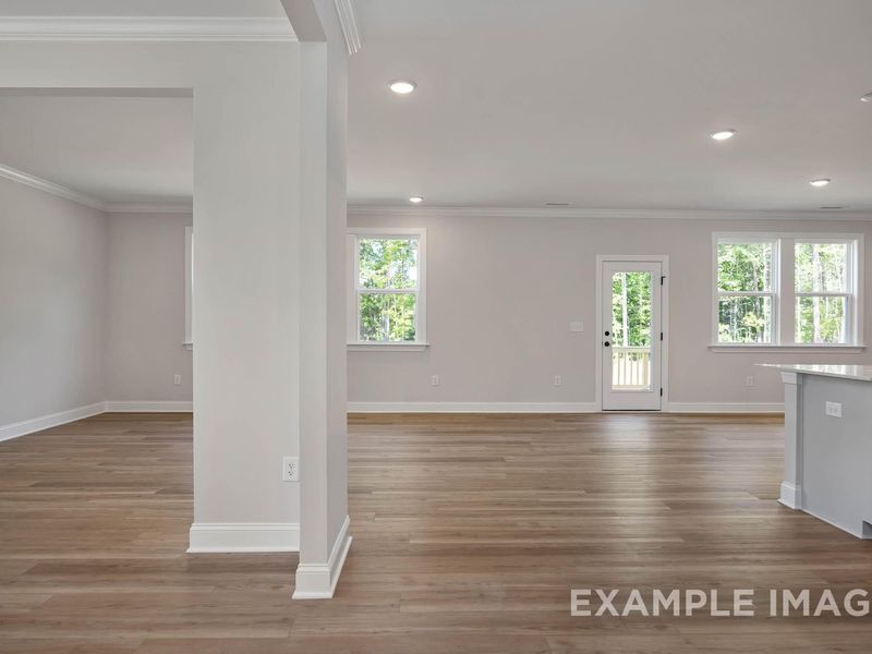 Spacious, unfurnished interior of a new home in Wendell Ridge, Wendell (Image 14). Spacious, unfurnished interior of a new home in Wendell Ridge, Wendell (Image 14).