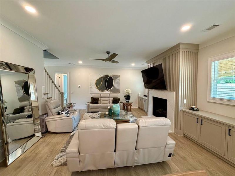 Furnished interior view inside a new home in , Marietta (Image 13).
