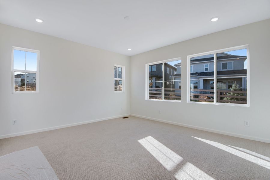 Representative unfurnished interior of a home built from the 3510 by Tri Pointe Homes in Sterling Ranch, Littleton (Image 8).