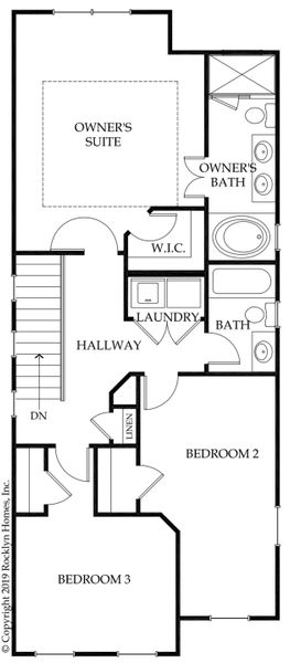 2D floor plan layout for the Maxwell by Rocklyn Homes in Beverly Heights, Lithonia, GA (Image 6). 2D floor plan layout for the Maxwell by Rocklyn Homes in Beverly Heights, Lithonia, GA (Image 6).