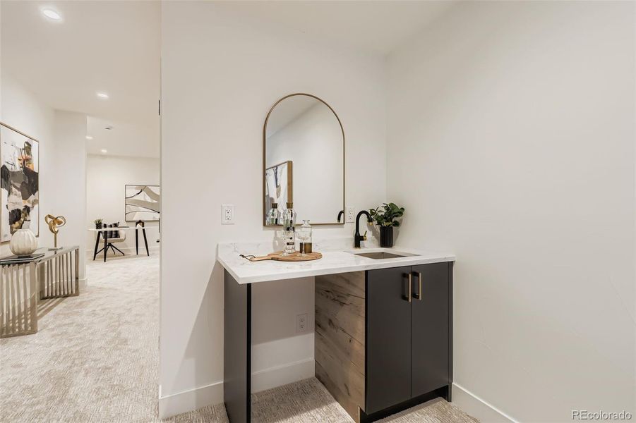 Furnished interior view inside a new home in , Denver (Image 11).